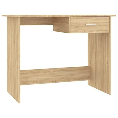 Afbeelding van vidaXL Bureau Sonoma eiken 100x50x76 cm bewerkt hout