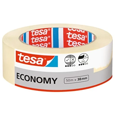 Afbeelding van tesa Economy 05279 00000 02 Schilderstape Wit (l x b) 50 m 38 mm 1 stuk(s)