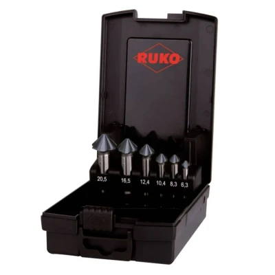 Afbeelding van RUKO ULTIMATECUT 4S 102890PRO Kegelverzinkboorset 6 delig 6.30 mm, 8.30 10.40 12.40 16.50 20.50 mm HSS Cilinderschacht 1 set(s)