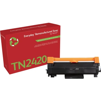Afbeelding van Xerox Toner vervangt Brother TN 2420 Compatibel Zwart 3000 bladzijden Everyday™ 006R04204