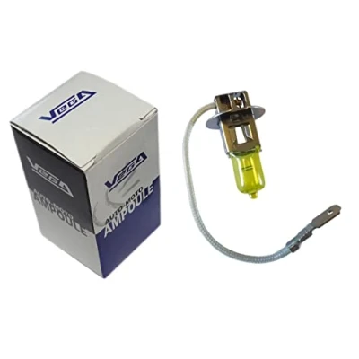 Afbeelding van VEGA 1 lamp antiek geel H3 55 W PK22s Frans merk 12 V