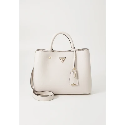 Afbeelding van GUESS Handtas Schoudertas Meridian Girlfriend Satchel Ivory Crème