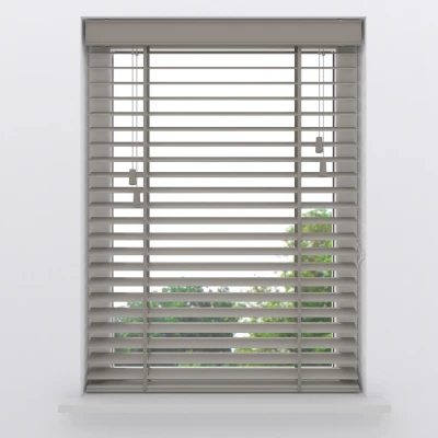 Afbeelding van Radeco® Bamboe Houten Jaloezie Easy Natural 50 mm Light Grey 240 x cm Maten van t/m 250 breed