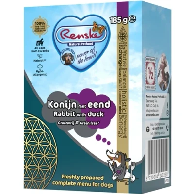 Afbeelding van Renske Vers Bereide Maaltijd Eend Konijn En Graanvrij 24X185 GR