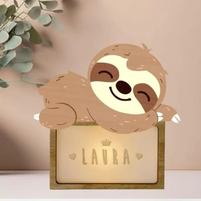 Afbeelding van WONDEE gepersonaliseerde lamp met naam nachtlampje voor kinderen, cadeau pasgeborenen, mannelijke en vrouwelijke baby&#039;s meisjes, ideeën