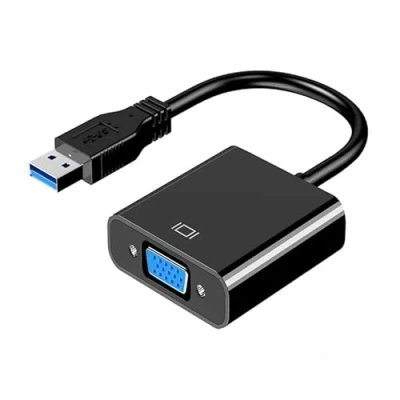 Afbeelding van GERUI USB naar VGA adapter, 3.0/2.0 VGA, 1080p HD videoconverter voor pc, laptop, HDTV, compatibel met Windows XP/7/8/8.1/10