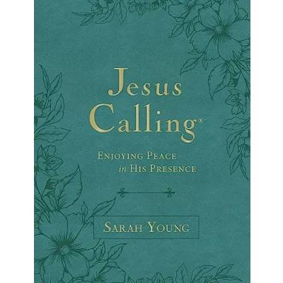 Afbeelding van Jesus Calling® Calling, Large Text Teal Leathersoft, with Full Scriptures