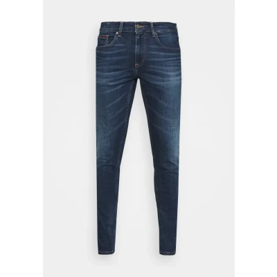 Afbeelding van Tommy Jeans Austin Slim fit jeans, Heren, Maat: 38x32, Aspen dark blue stretch