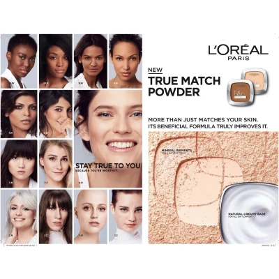 Afbeelding van L&#039;Oréal Paris Make Up Designer LMU Accord Parfait Pdre Fr 6.5.D/6.5W C gezichtspoeder