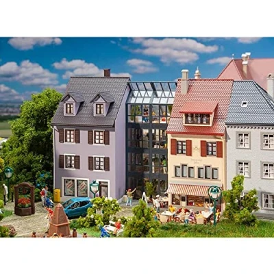 Afbeelding van Faller Row of small town houses FA130707 modelbouwsets, hobbybouwspeelgoed voor kinderen, modelverf en accessoires