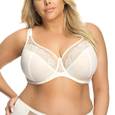 Afbeelding van Gorsenia K441 geborduurde dames (1 stuk), Lichtbeige
