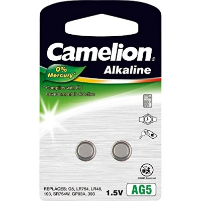Afbeelding van Camelion AG 5 LR48 batterijen, 2 stuks