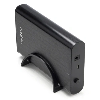 Afbeelding van Harde schijf behuizing Nedis 3.5 inch (USB 3.0, S ATA III, Aluminium, Staand)