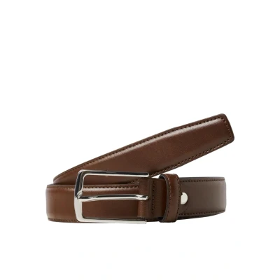 Afbeelding van Jack &amp; Jones Jacchristopher BELT Riem cognac, Heren, Maat: 90, Cognac