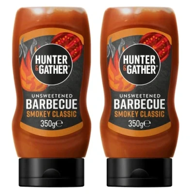 Afbeelding van Hunter &amp; Gather Ongezoete sauzen, 2 x 250 g keto saus, paleo, koolhydraatarm en veganistisch, zonder suiker zoetstoffen