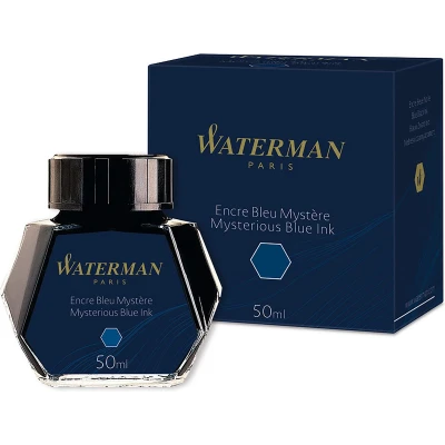 Afbeelding van Vulpeninkt Waterman 50ml standaard blauw zwart