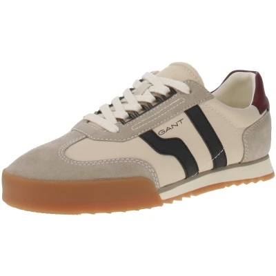 Afbeelding van GANT Baylle Sneakers laag, Heren, Maat: 41, Cold beige/black Veloursleer