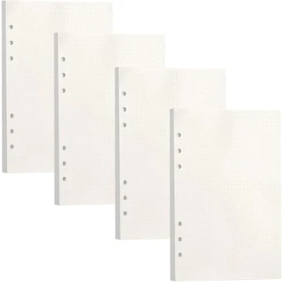 Afbeelding van BetterJonny 180 vellen A6 gelinieerd papier, navulbaar, 6 gaten, navulbaar notitiepapier, formaat, ringband, notitieblok, dagboek, verf, steek