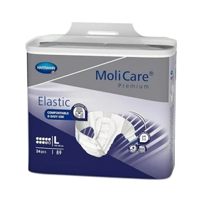 Afbeelding van Molicare Premium Slip Elastic 9 druppels Large 6 pakken van 24 stuks