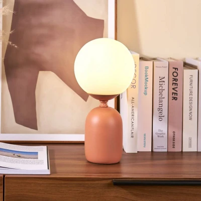 Afbeelding van Pauleen Glowing Charm tafellamp, keramische voet