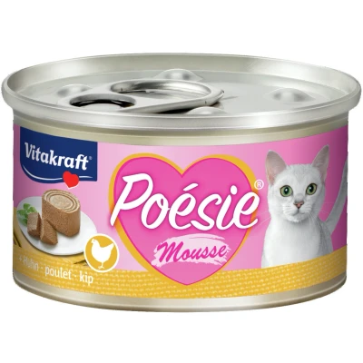 Afbeelding van Vitakraft Poésie Mousse Blikje 85 g Kattenvoer Kip