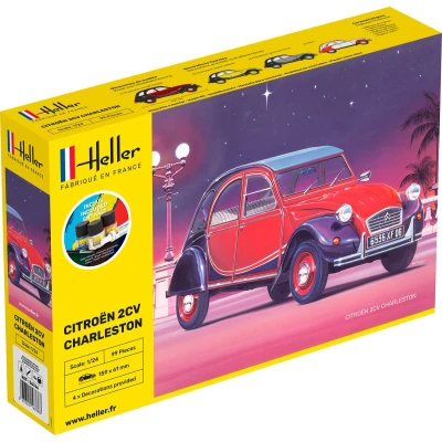 Afbeelding van Heller 1/24 Starter Kit Citroen 2cv Charlestonhel56766 modelbouwsets, hobbybouwspeelgoed voor kinderen, modelverf en accessoires