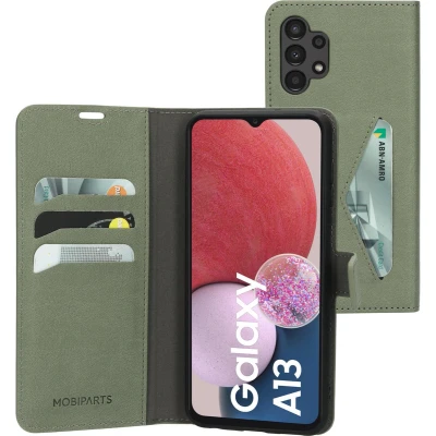 Afbeelding van Mobiparts Classic Wallet Case Samsung Galaxy A13 4G (2022) Stone Green