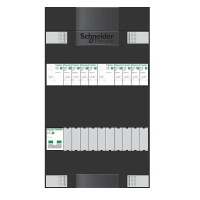 Afbeelding van Groepenkast 1 fase 8 Groepen (4+4) 2 Aardlek (ALS) Advanced/Resi9 Schneider Electric ADV1B208A
