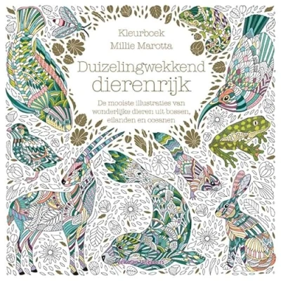 Afbeelding van Kleurboek Millie Marotta Duizelingwekkend dierenrijk