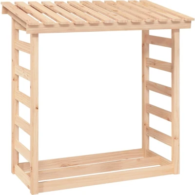 Afbeelding van Haardhoutrek 108x64,5x110 cm massief grenenhout