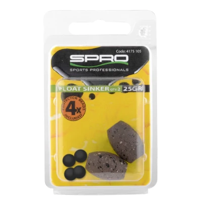 Afbeelding van Spro Float Sinkers Soft Protection Beads (2 pcs) Maat : 15g