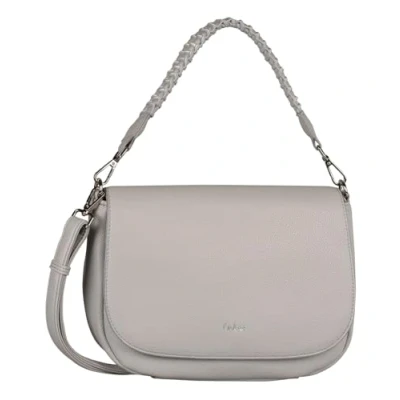 Afbeelding van Gabor Schoudertas Vivien Flap Bag Top Zip Light Grey Lichtgrijs
