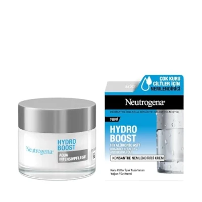 Afbeelding van Neutrogena Hydro Boost Aqua intensieve verzorging (50 ml) vochtinbrengende crème en gezichtsverzorging zonder olie