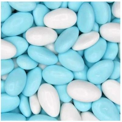 Afbeelding van Blauw Witte Amandelbonen 900 Gram