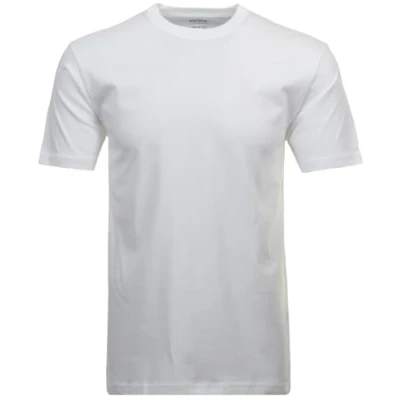 Afbeelding van Ragman Set van 2 T shirts met ronde hals voor heren, wit/006