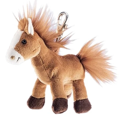 Afbeelding van Schaffer Knuddel mich! 232 pluche sleutelhanger magisch paard 8 12 cm, Beige, modern, Modern