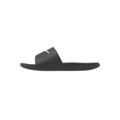 Afbeelding van Nike Performance KAWA Slide Unisex Badslippers voor kinderen, Maat: 29.5, Black/white Kunststof/ textiel