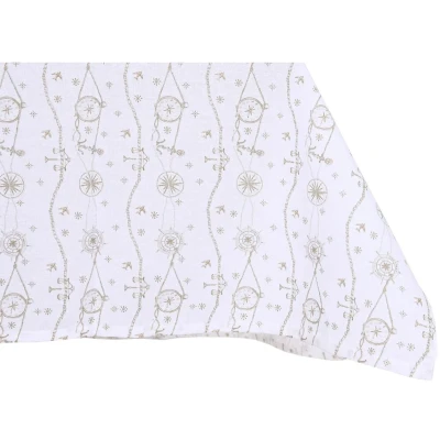 Afbeelding van Placemat en servetten DKD Home Decor Blauw Bruin Wit (150 x 250 0,5 cm) (2 Stuks)