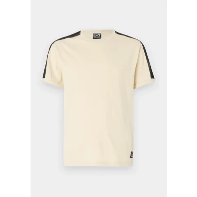 Afbeelding van EA7 Emporio Armani Tshirt basic, Heren, Maat: 3XL, Almond milk