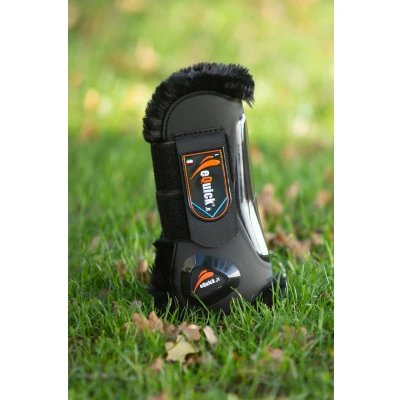 Image de eQuick Protèges Tendons eLight Velcro Panther Marron Full