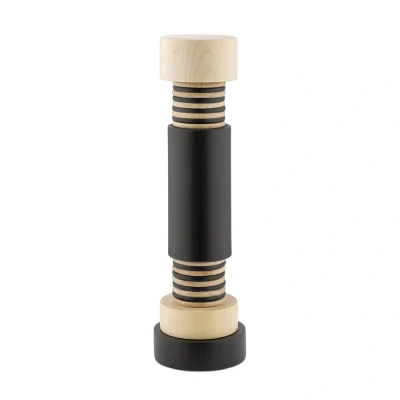 Afbeelding van Alessi Twergi Zout En Pepermolen 25,5 Cm Zwart