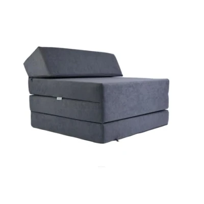 Afbeelding van Opvouwbaar logeermatras, afmetingen 200 x 70 10 cm (grijs)