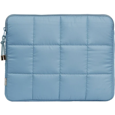Afbeelding van Selencia Puffy Laptop Sleeve Hoes geschikt voor 13 / 13.3 13.6 14 14.2 inch Slate Blue