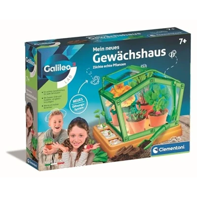 Afbeelding van Clementoni 59383 Galileo Lab, mijn nieuwe broeikas, plantenbak en zaden voor mini tuiniers beginnende botanici, speelgoed kinderen vanaf 7 jaar