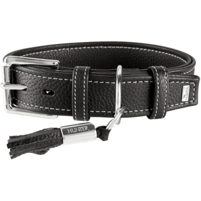 Afbeelding van Hunter Hondenhalsband Cannes Zwart