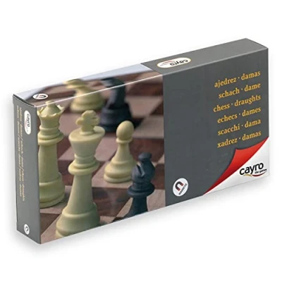 Afbeelding van Schaken en Dammen Spelbord Cayro 453 Plastic Magnetisch