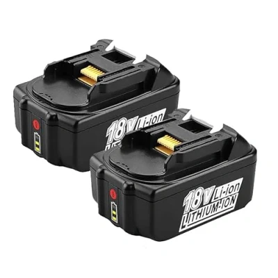 Afbeelding van 2 stuks BL1850B 18V 5,0Ah reservebatterij voor Makita LXT met vermogensindicator BL1860B BL1850 BL1840B BL1840 BL1830 BL1815B BL1815