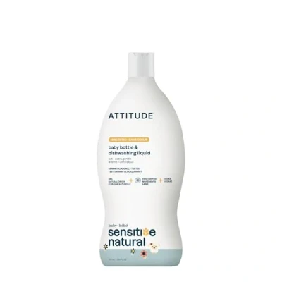 Afbeelding van ATTITUDE Sensitive Afwasmiddel Geurloos &amp; Veilig voor Baby ECO duurzaam