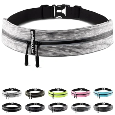 Afbeelding van Fitgriff® Hardloopriem voor mobiele telefoon, hardlooptas, heuptas, sportriem, loopriem joggen, hardlopen, sport, fitness, geschikt iedereen