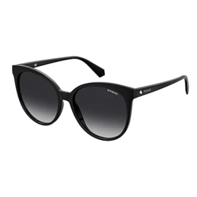 Afbeelding van Polaroid Cat Eye Womens Black Grey Gradient Polarise Lunettes de soleil